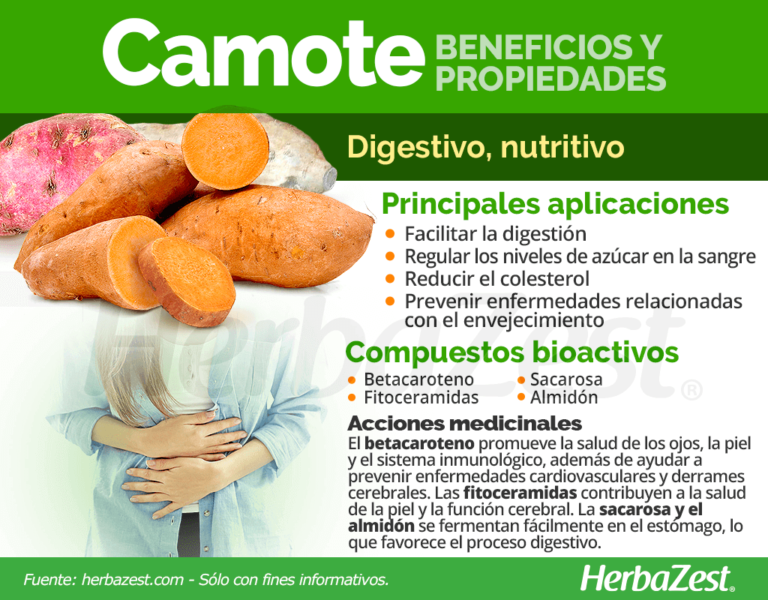 Propiedades del camote amarillo: beneficios para la salud